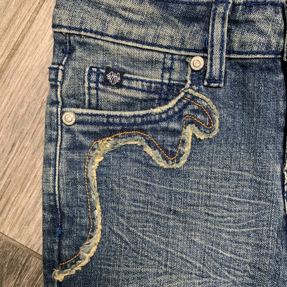 Fly'n Pumpkin Girls Flare‎ Jeans Medium Wash Denim Western Fall Size 10